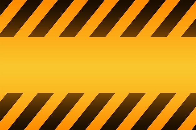 Bezpłatny wektor przemysłowy alert ostrzegawczy żółte tło z wektorem pustej przestrzeni