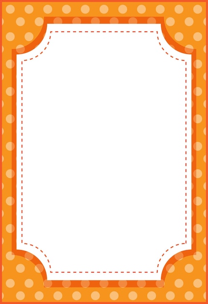 Bezpłatny wektor pusty pionowy szablon transparentu w stylu ośmiokąta w stylu cartoon