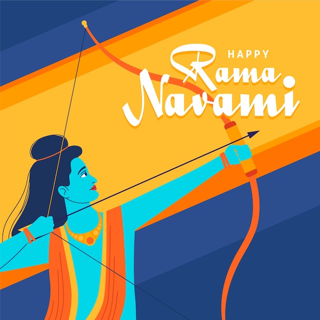 Ram Navami Z łucznikiem