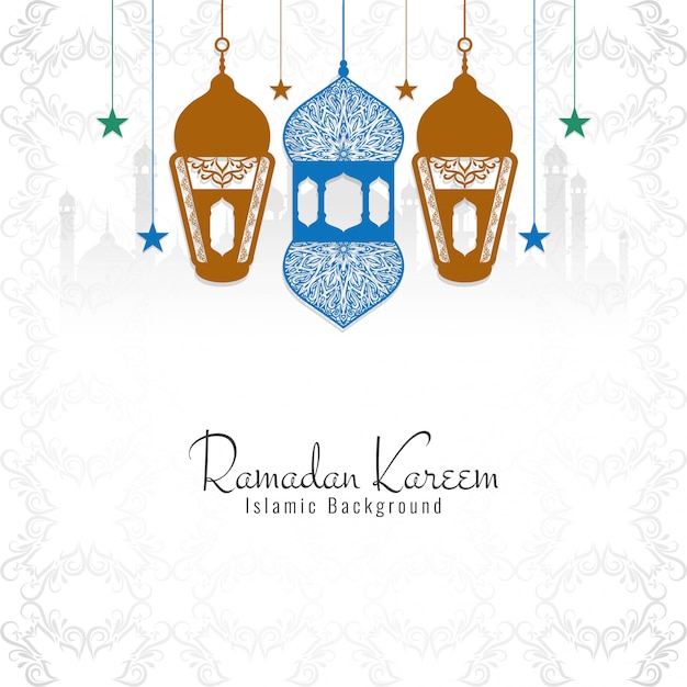 Ramadan Kareem Dekoracyjne Tło Religijne