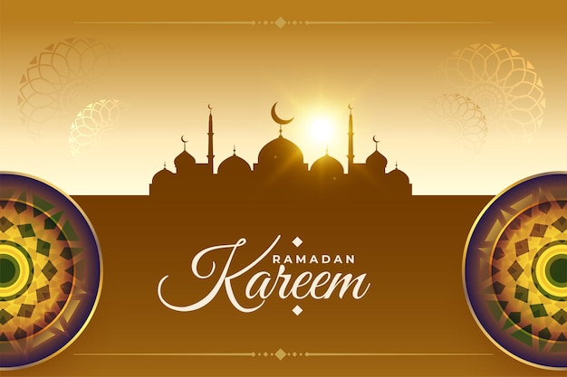 Ramadan kareem islamskie muzułmańskie tło festiwalu eid