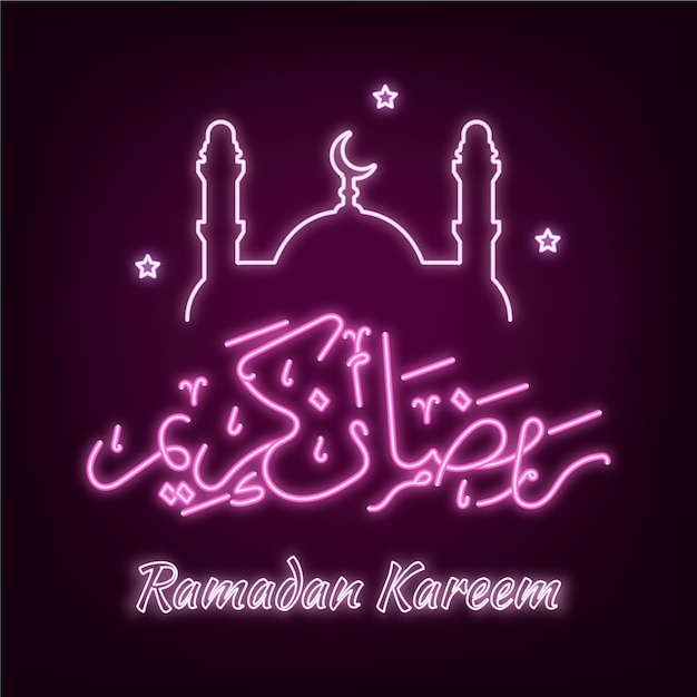 Ramadan Napis Neon