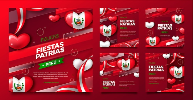 Realistyczne Fiesty Patrias Peru Kolekcja Postów Na Instagramie