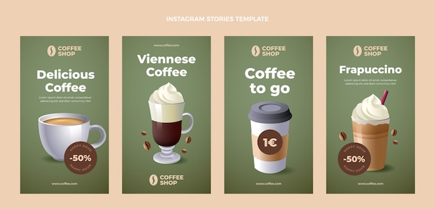 Realistyczne historie o kawiarniach na instagramie
