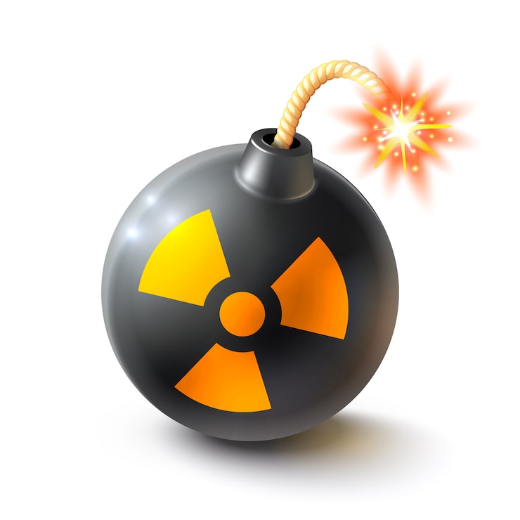 Bezpłatny plik Wektor realistyczne ilustracja bomby