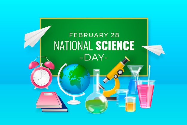 Realistyczne Tło Narodowego Dnia Nauki