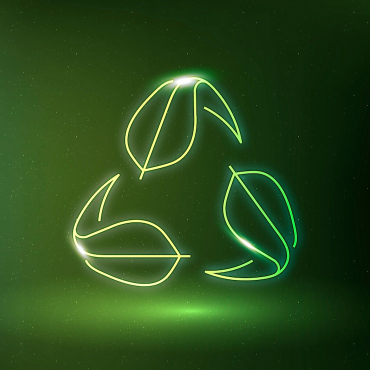 Bezpłatny plik Wektor recykling ikona wektor symbol ochrony środowiska