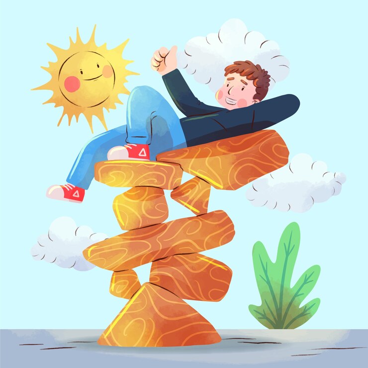 Bezpłatny plik Wektor ręcznie malowana ilustracja stabilności