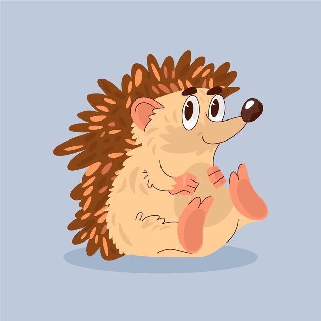 Ręcznie narysowana ilustracja kreskówki o szopku