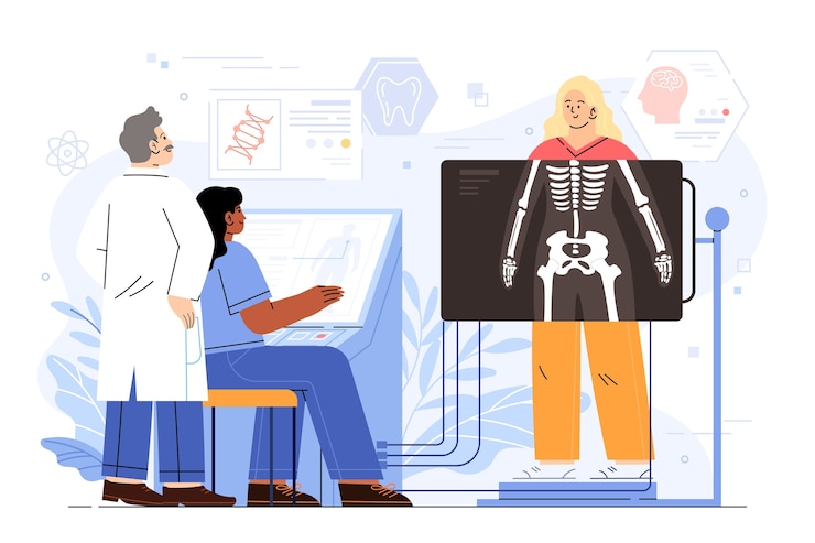 Bezpłatny plik Wektor ręcznie narysowana ilustracja oceny fizycznej