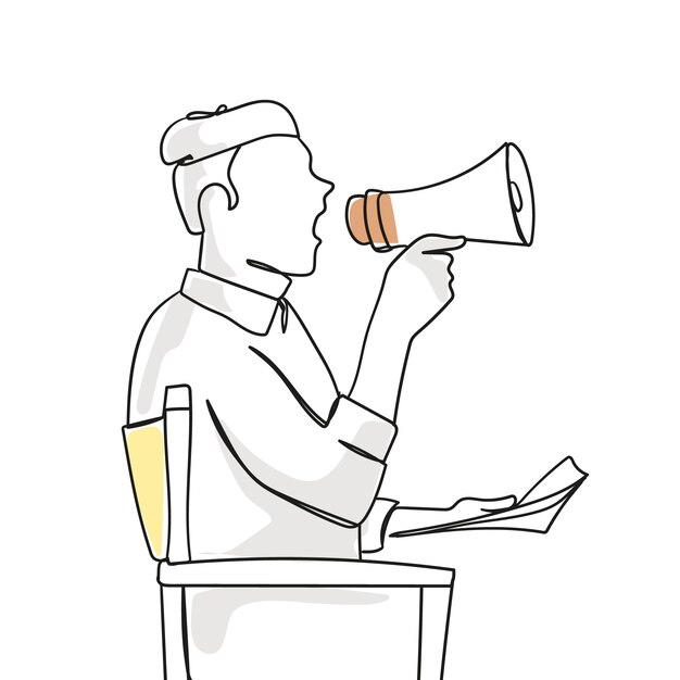 Ręcznie narysowana ilustracja z kina