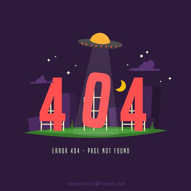 Bezpłatny wektor ręcznie narysowany błąd 404