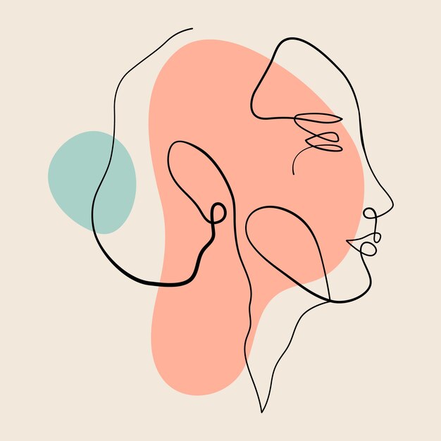 Ręcznie rysowana ilustracja jednej linii