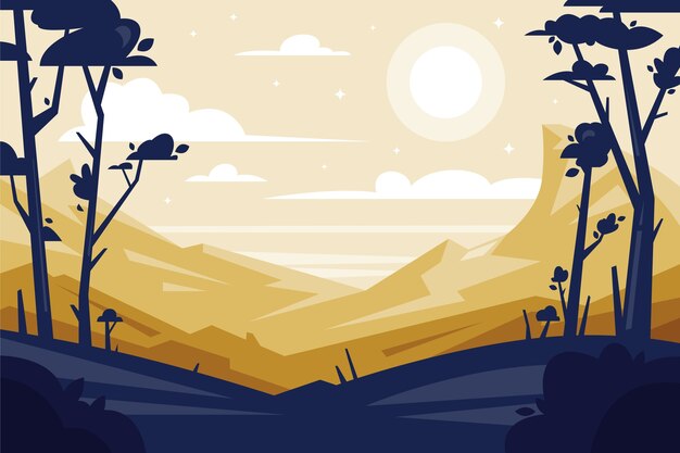Ręcznie rysowana ilustracja kolorów w/w