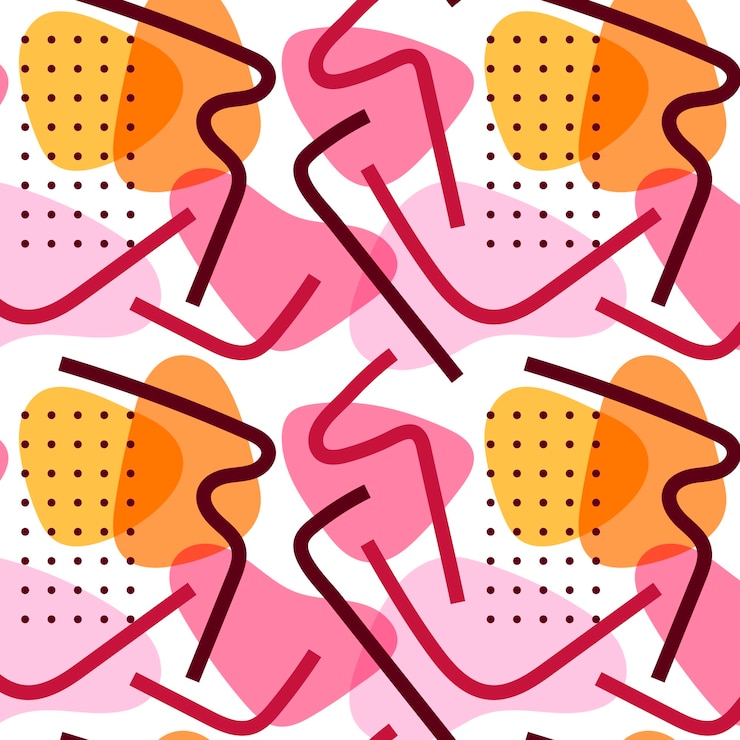 Bezpłatny plik Wektor ręcznie rysowane abstrakcyjny wzór doodle