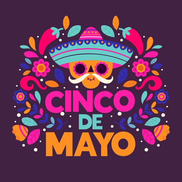 Ręcznie rysowane Cinco de Mayo