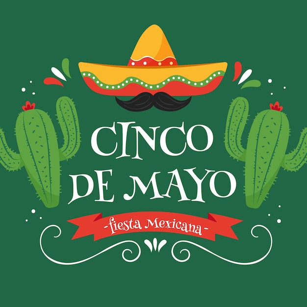 Ręcznie Rysowane Design Cinco De Mayo