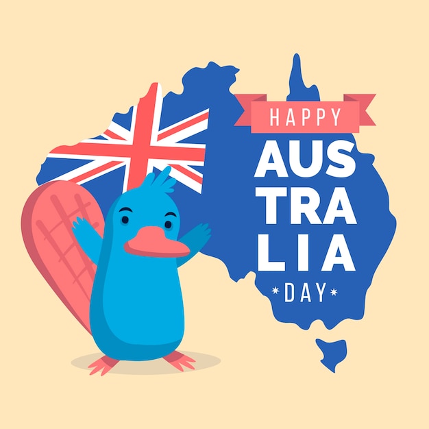 Ręcznie Rysowane Dzień Australii