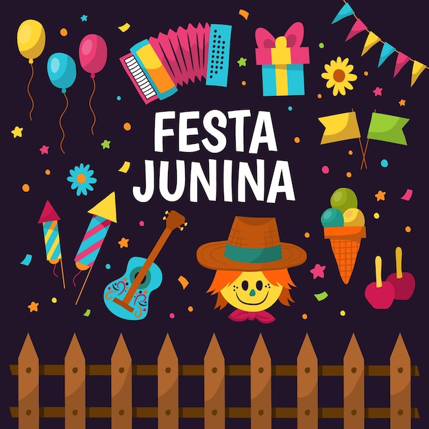 Ręcznie Rysowane Festa Junina