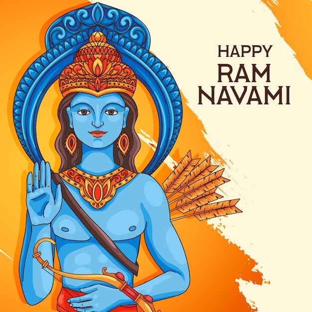 Ręcznie Rysowane Ilustracja Baran Navami