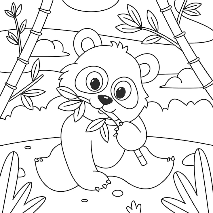 Bezpłatny plik Wektor ręcznie rysowane ilustracja konspektu koala