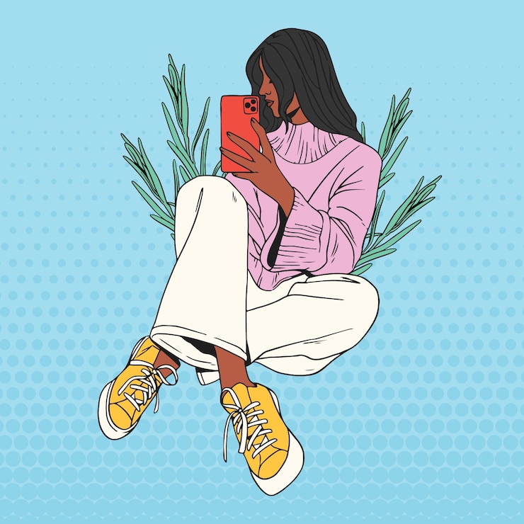 Bezpłatny plik Wektor ręcznie rysowane ilustracji sztuki i technologii pop-art