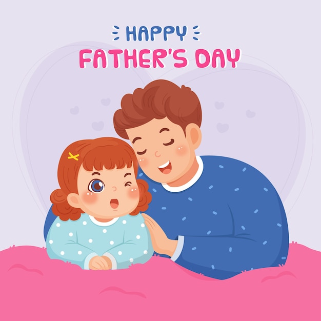 Ręcznie Rysowane Koncepcja Dzień Ojców