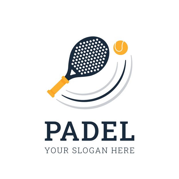 Ręcznie rysowane logo padla