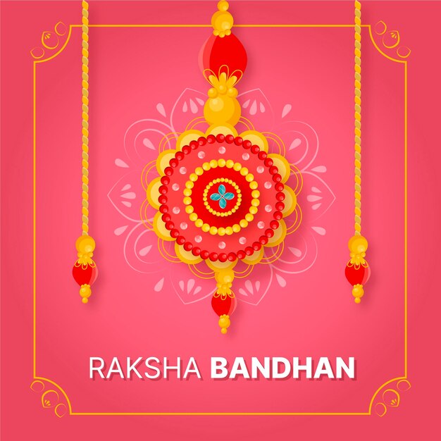 Ręcznie rysowane raksha bandhan