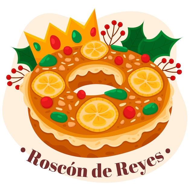 Ręcznie Rysowane Roscon De Reyes