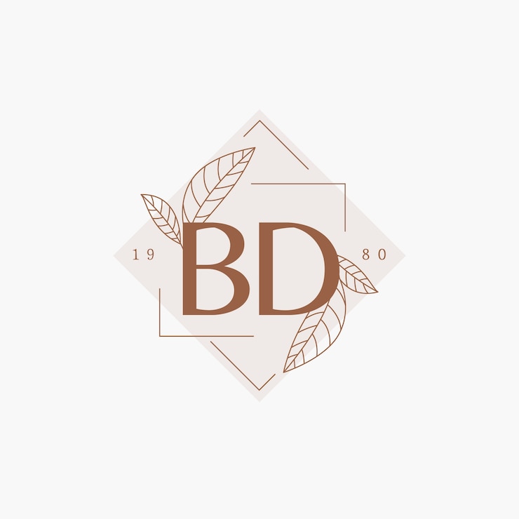 Bezpłatny plik Wektor ręcznie rysowane szablon logo monogram
