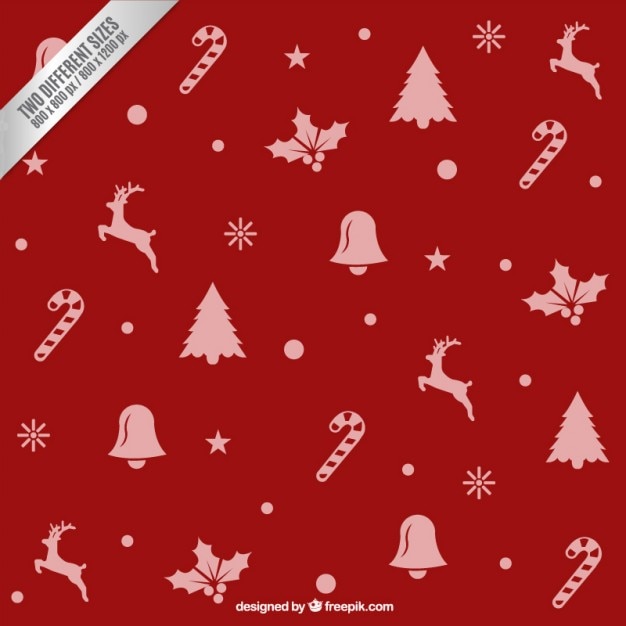 Bezpłatny plik Wektor red christmas elementy tła