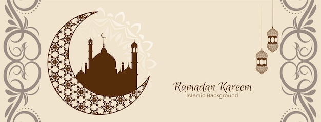 Bezpłatny wektor religijny wektor projektu islamskiego festiwalu ramadan kareem