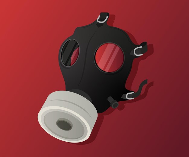 Respirator z maską gazową