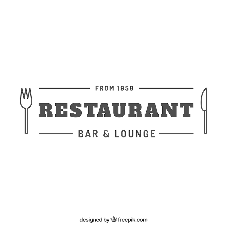 Bezpłatny plik Wektor restauracja logo