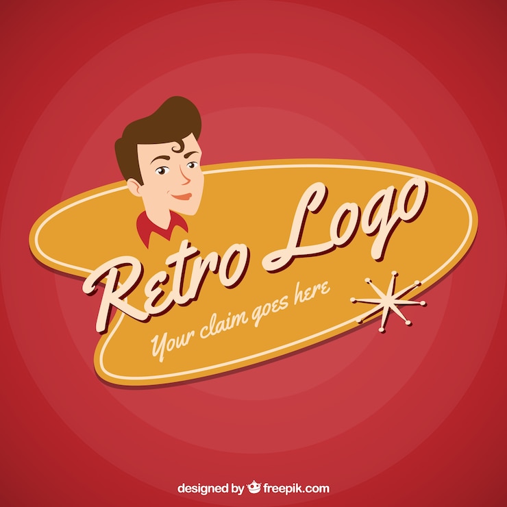 Bezpłatny plik Wektor retro logo