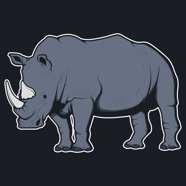 Rhino wzór tła