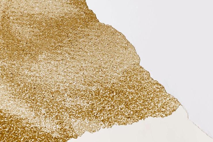 Bezpłatny plik Wektor ripped paper border frame vector gold handmade glittery background
