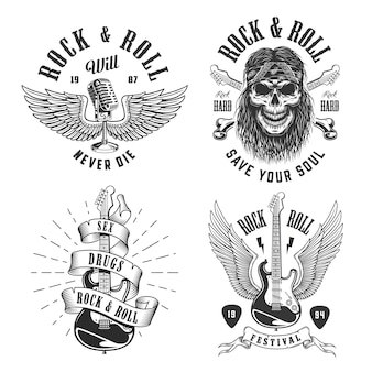 Rock and roll emblems