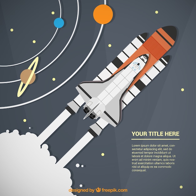 Rocket Szablon Statek Infografika