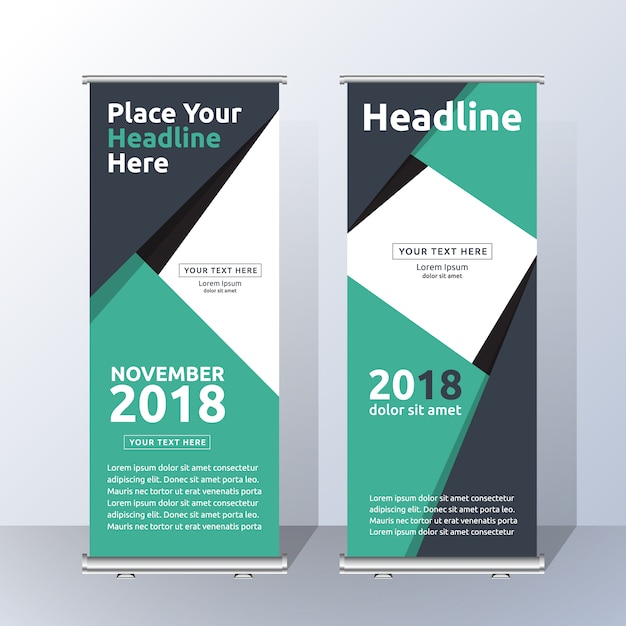 Roll Up Design Template