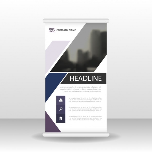 Roll Up Design Template