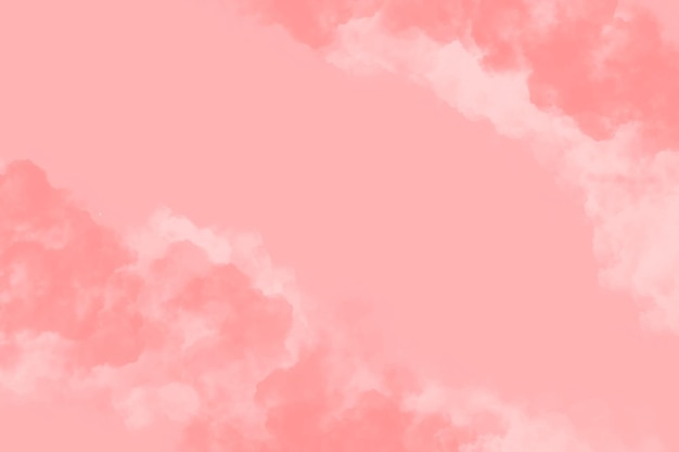 Różowe chmury w tle