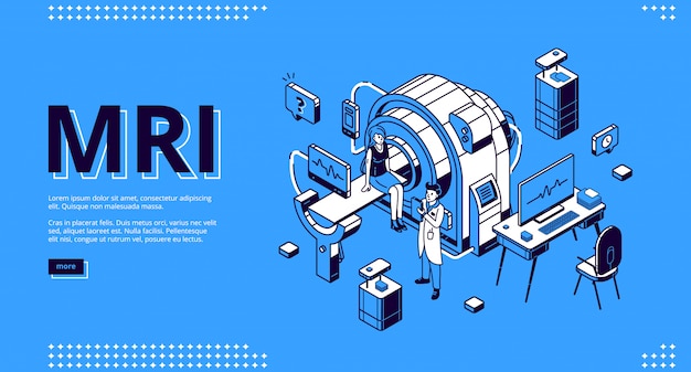 Skaner Mri Z Banerem Internetowym Pacjenta I Lekarza