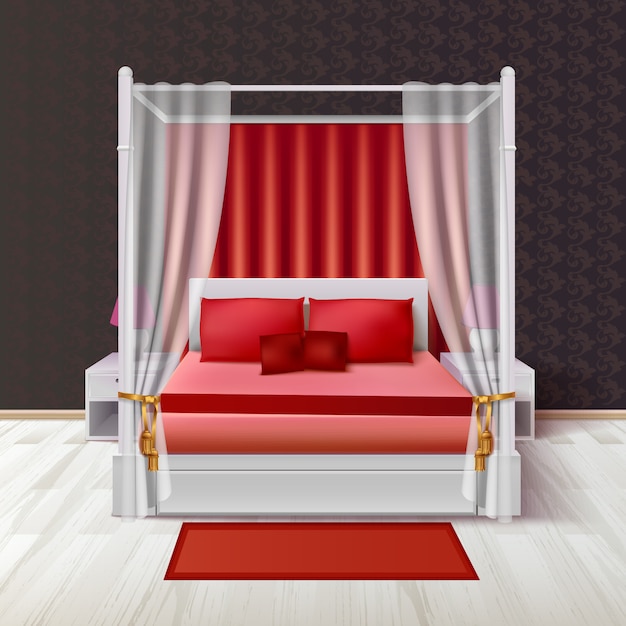 Skład zasłony typu Queen Bed