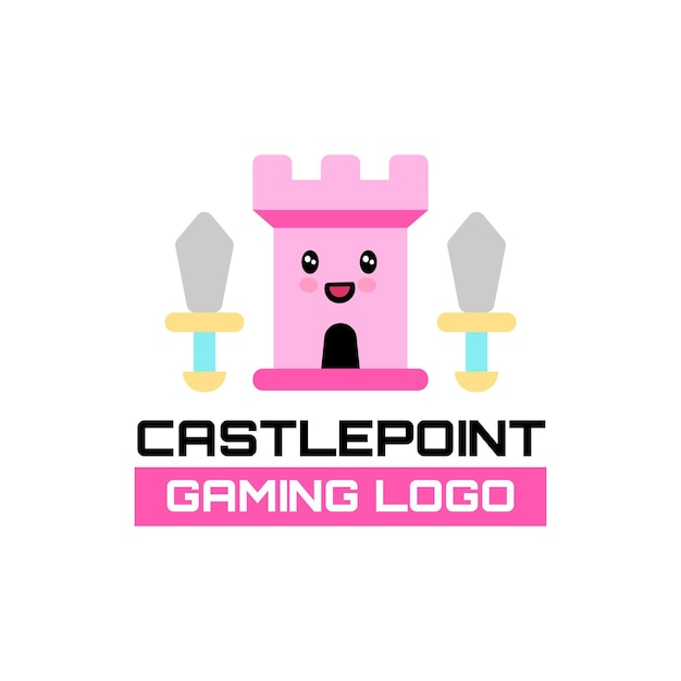 Śliczne logo gier Castlepoint