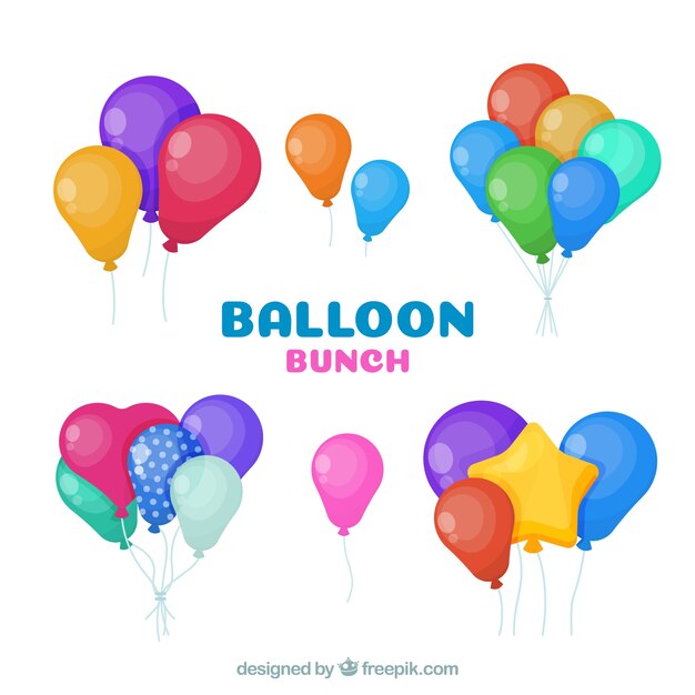 Słodkie i kolorowe ozdobne balony