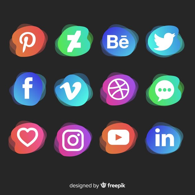 Social logo logo collectio