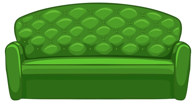 Sofa meble do aranżacji wnętrz na białym tle
