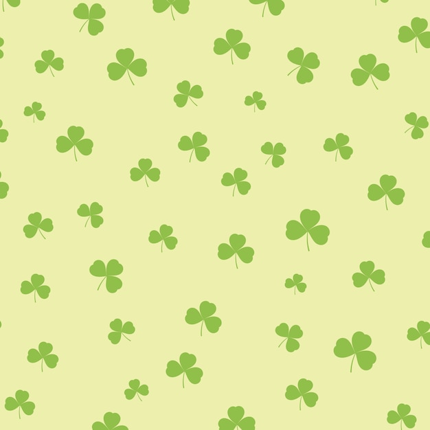 St Patricks dnia tło z shamrock wzorem